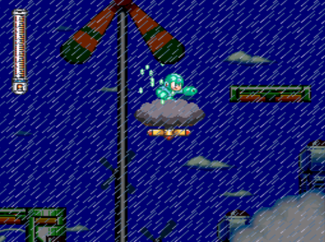 Mega Man 7 screenshot - Cloud Man
